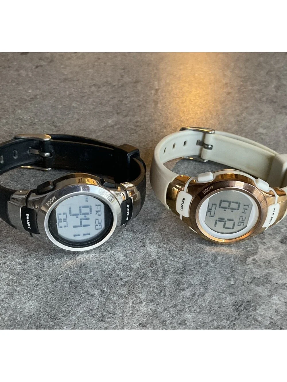 Beautiful Pair of Armitron Womens Digital Watches Both Watches Run Great Bin O